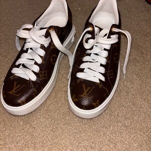 Louis Vuitton Brown Monogram Sneakers